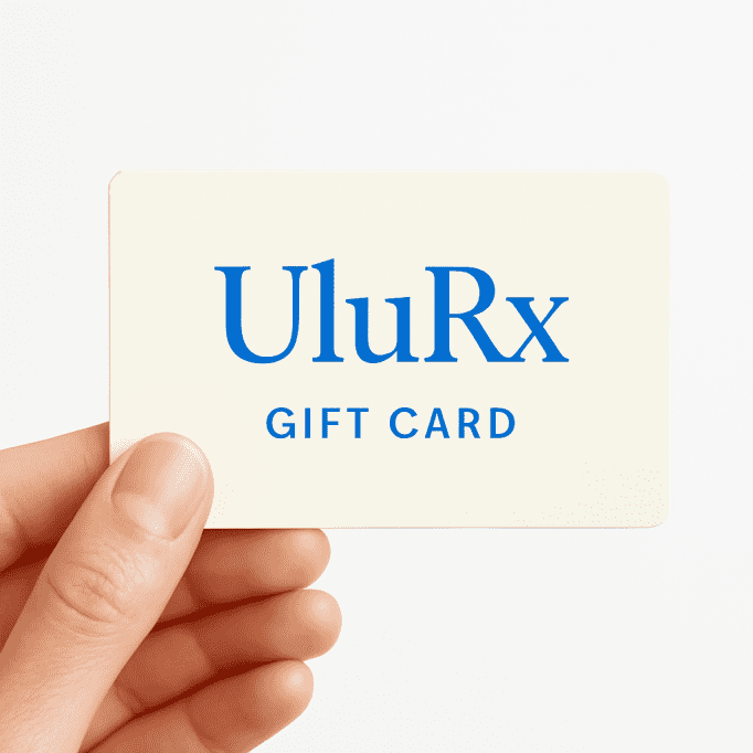 UluRx gift card for prescription hair and skin care